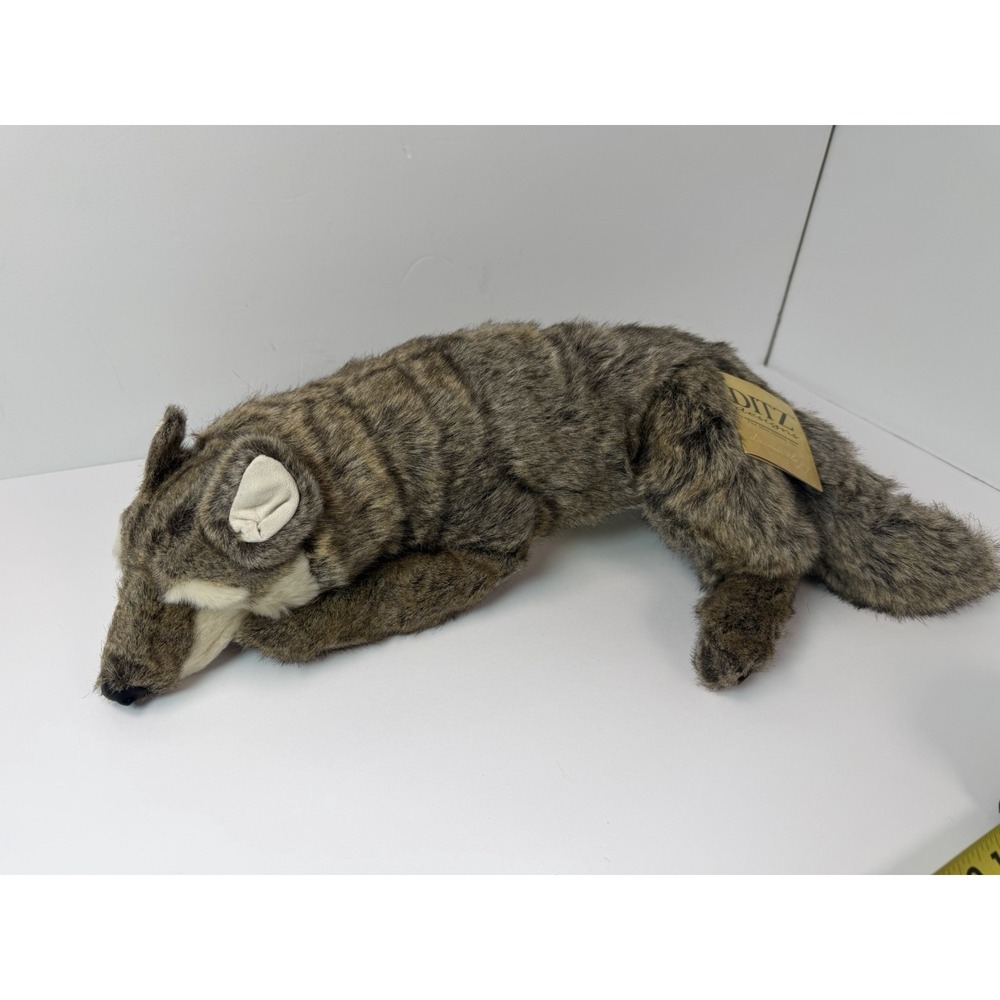 Ditz‎ Designs The Hen House Realistic 16" Wolf Plush